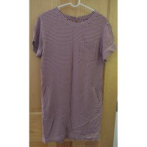 Madewell Filmscore Gingham Check Dress, XS